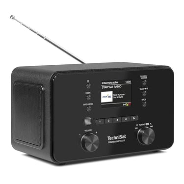 TechniSat DIGITRADIO 550 IR - Stereo Internetradio (DAB+, UKW, WLAN, Bluetooth, App-Steuerung, Wecker), schwarz im Sale